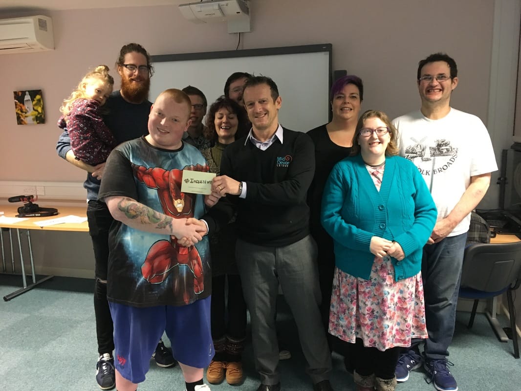 Active Devon receive their #Inclusive recognition